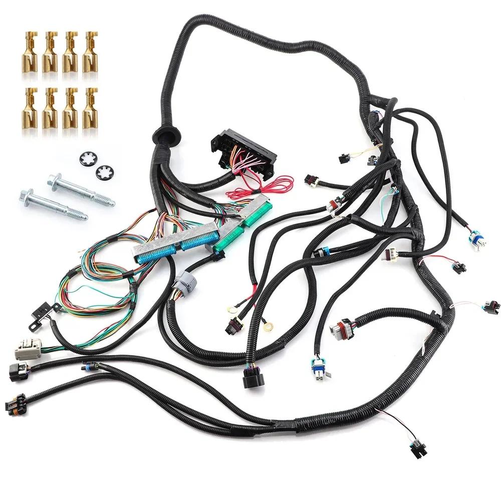 Stand Alone Wire Harness Drive By Wire 4.8L 5.3L 6.0L DBW For 2003-2007 Chevrolet Cadillac and Hummer with 4L80E Transmissions чёрный