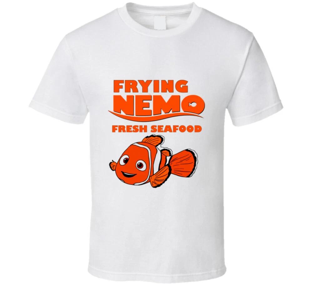 

Frying Nemo Fresh Seafood Funny Parody Fish Restaurant T Shirt 2XL