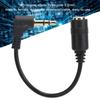 10cm Stereo Extension Cord 3 Pole 3.5mm Male To Female Audio Cable  for Audio Devices