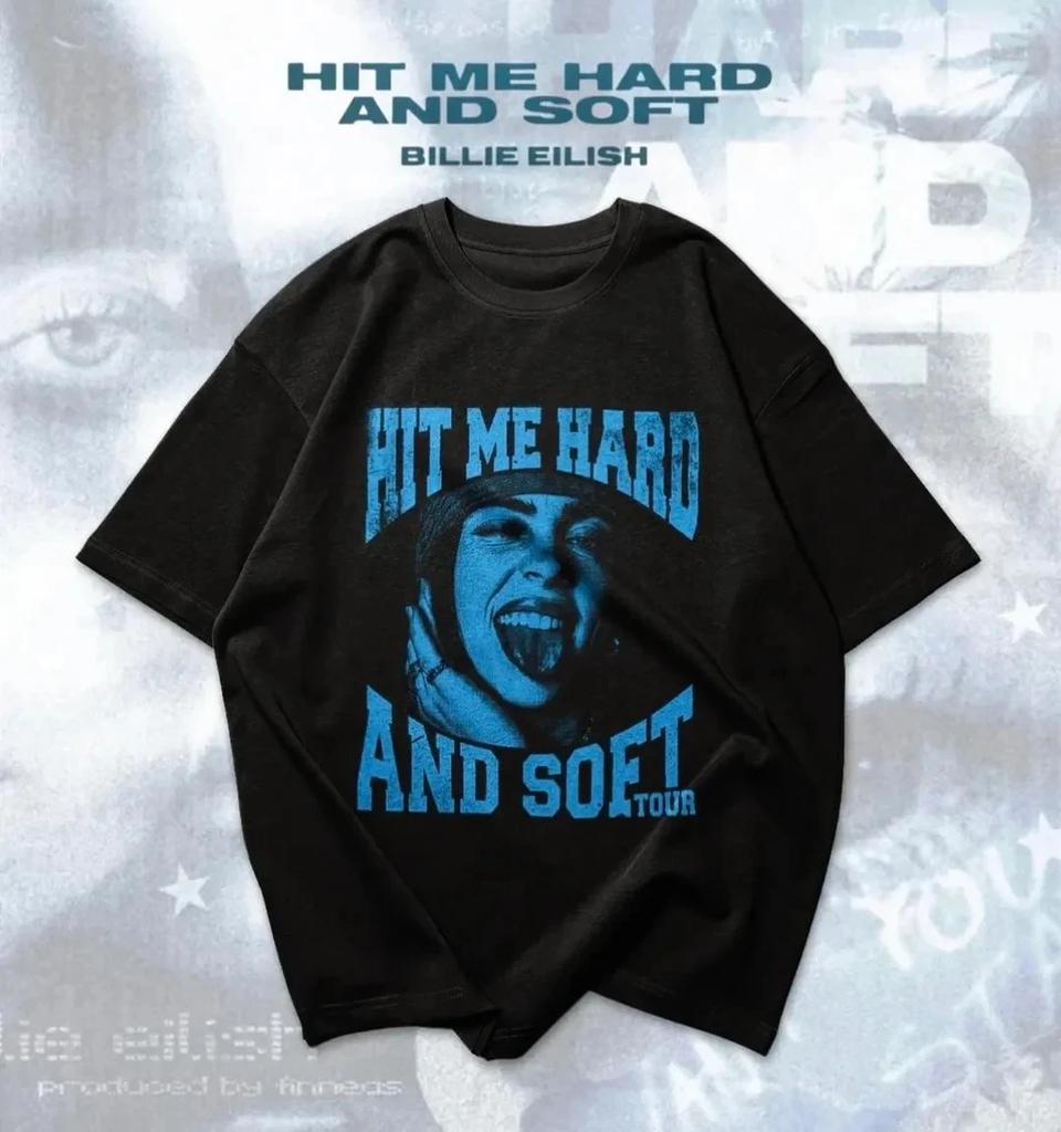Billie Eilish, Billie Smile Live in 3D T-Shirt Per Fan Ristampa