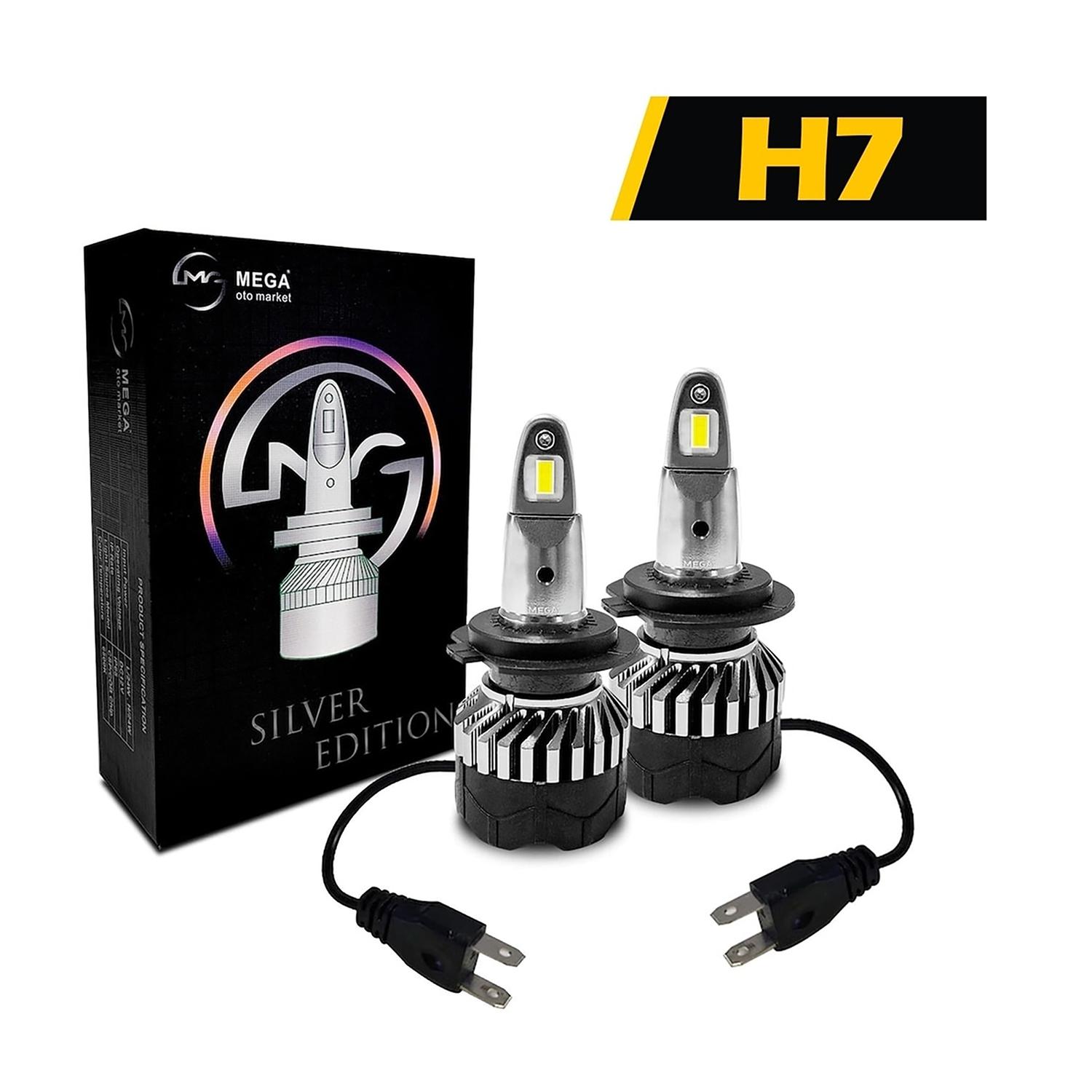 

Mega Oto Market Тонкие ксеноновые светодиодные фары Silver Edition Csp Led H7 Type