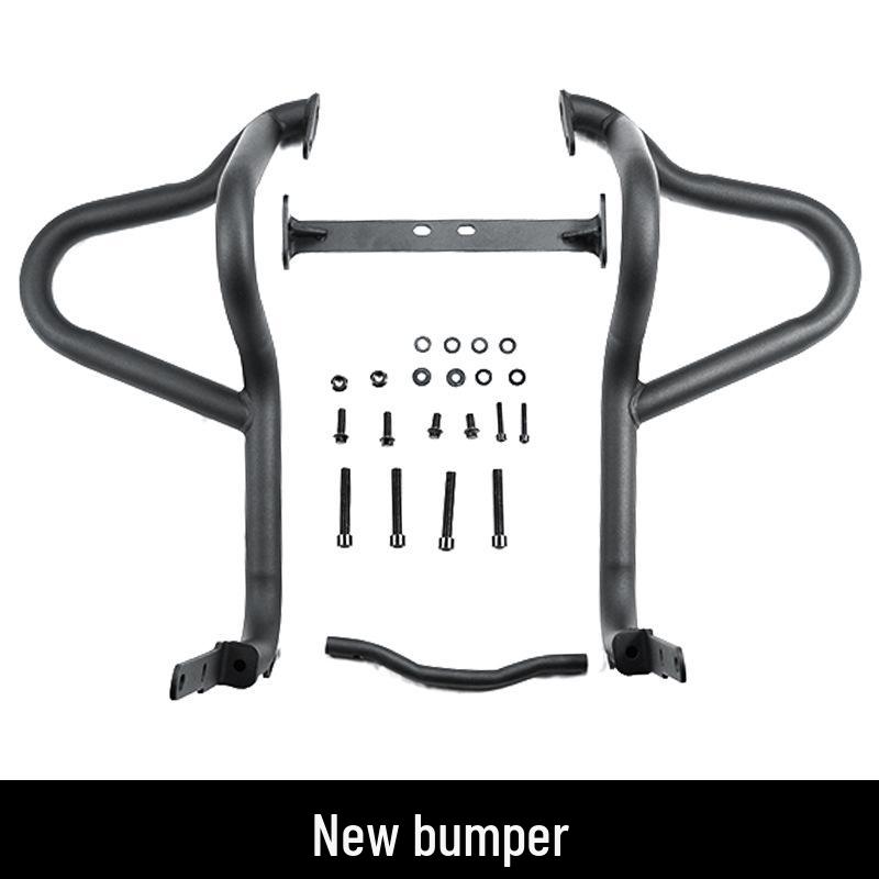 Retro Rear Backrest & Anti-Fall Guard for Qianjiang Flash 300S Motorcycle