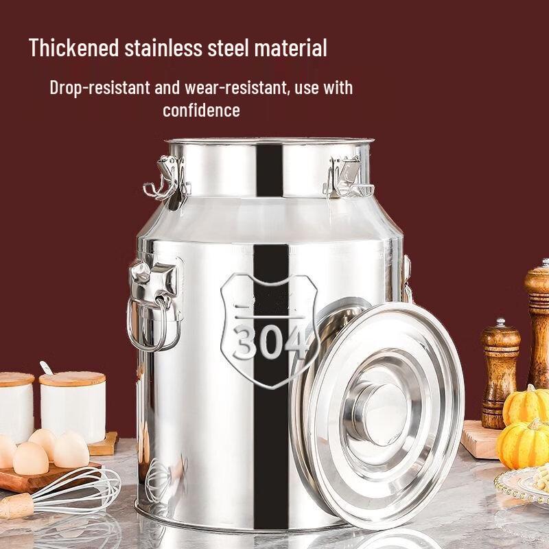 ZISIZ 304 Stainless Steel Multi-purpose Sealed Drum