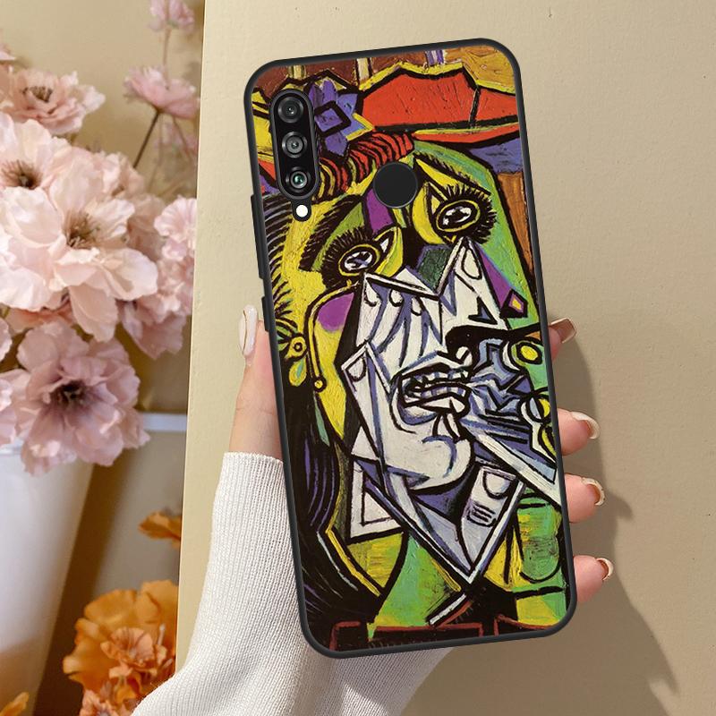 Picasso Abstract Art Painting For Huawei Nova 11 Pro 9 10 SE Y70 Y60 Y90 Y61 Y91 Y73 Y72 12s 12i 11i 8i P30 P40 Lite Case