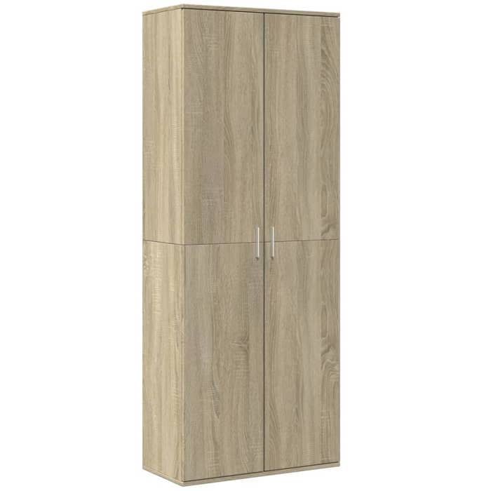 VidaXL Buffet haut chêne sonoma 70x35x180 cm bois d'ingénierie, buffet, meuble de rangement, armoire haute, armoire, armoire 3276660