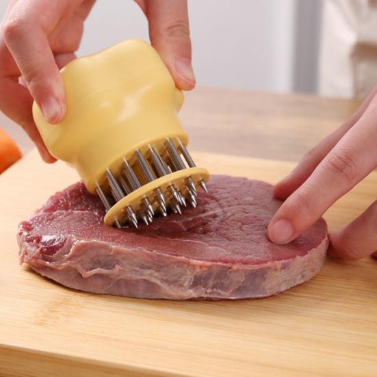 Stainless Steel Meat Tenderizer Tool Cat Paw Heavy Duty Ultra Sharp Needle BBQ Chicken Steak Beef Pork Tenderizer Kitchen Marinating Prep Tool