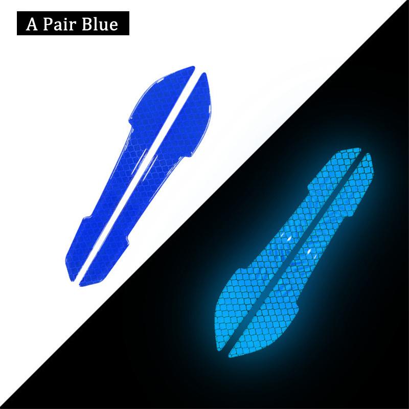 A Pair Car Rearview Mirror Reflective Sticker Car-styling Safety Warning Reflective Sticker Car Rearview Mirror Decorative Strip