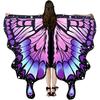 Rotating Butterfly Wings Shawl Dress Up Butterfly Shawl Cape Fairy Wings Cloak  Festival Party