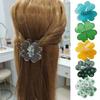 Magnetic Hair Claw Four Leaf Clover Shape Hair Clip No Slip Strong Hold Hair