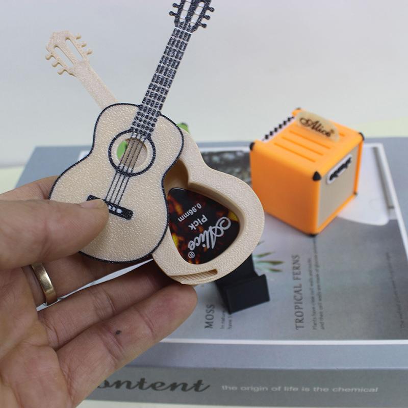 3D Printed Large-Capacity Portable Guitar Pick Holder Waterproof Dustproof Guitar Picks Organizer Picks Storage And Display