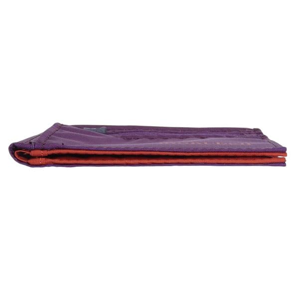 [Montbell] Men's Bi-fold Wallet, Compact Nylon Flat Wallet 1133371, Card-resistant design (Purple (PU))