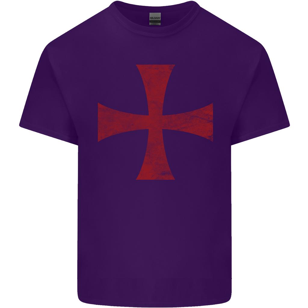 Knights Templar Cross Fancy Dress Outfit Unisexs Light Cotton TShirt