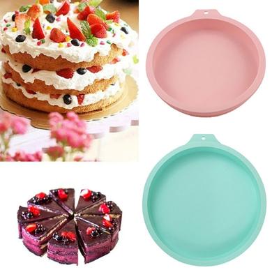 Non-Stick Round Silicone Cake Mold Baking Pan for Dessert Making DIY Bakeware Tool Heat Resistant Reusable Kitchen Accessories