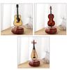 European Style Rotating Music Box: Guitar & Violin Ornament - Perfect Birthday or Couple Holiday Gift for the Living Room.