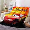 Custom Name Mcqueen Mater Adventure Flannel Blanket for Super Soft Cute Comfort Blanket for Travel Bedding Couch Sofa Blanket