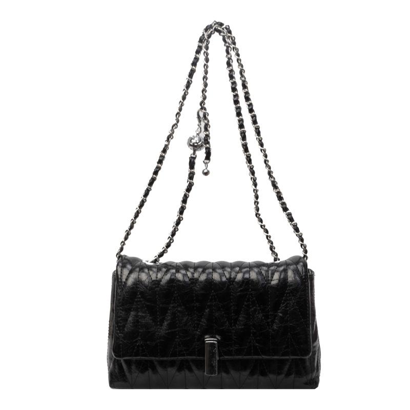 

Small Bag Women s New Versatile Shoulder Bag Crossbody Small Square Bag чёрный