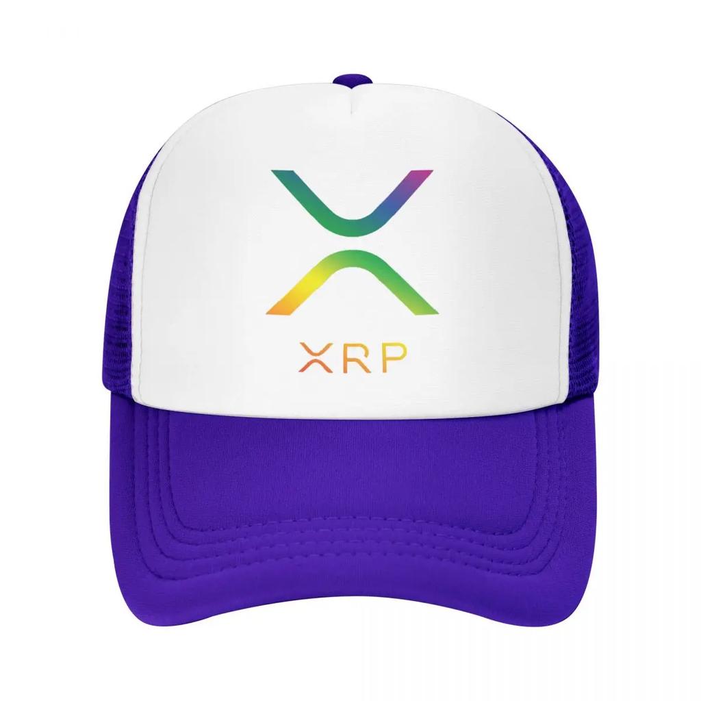 Custom Ripple XRP Trucker Hat Women Unisex Adjustable Adult Bitcoin Cryptocurrency Baseball Cap Outdoor Dad Hat