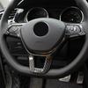 For Volkswagen VW Golf 7 MK7 POLO Tiguan 2014 2015 2016 2017 2018 Jetta MK6 Car Steering Wheel Buttons Cover ABS Trim Decoration