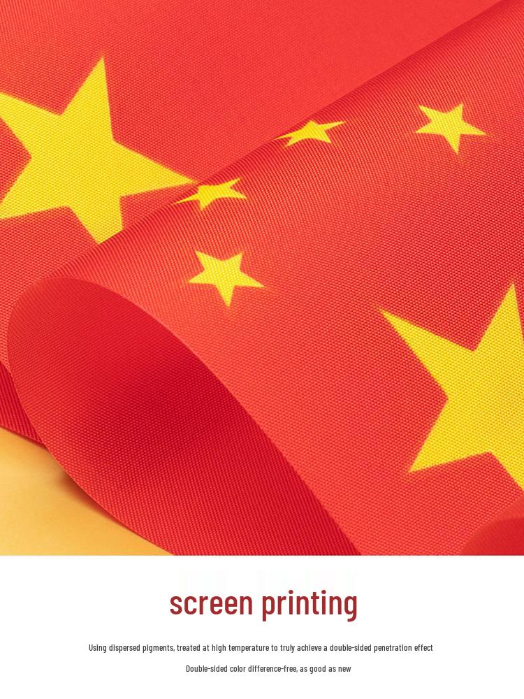 National Flags Set: Hand-Waving Flag, String Flag, Small Red Festival Flags for Outdoor Parties and Decorations