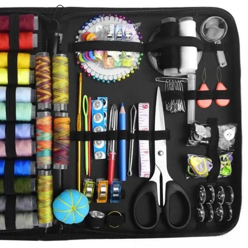 Sewing Kit Complete Handcraft Needle Thread Box Beginners Professionals Fixes DIY Knitting Set Sewing Accessorie Embroidery Tool