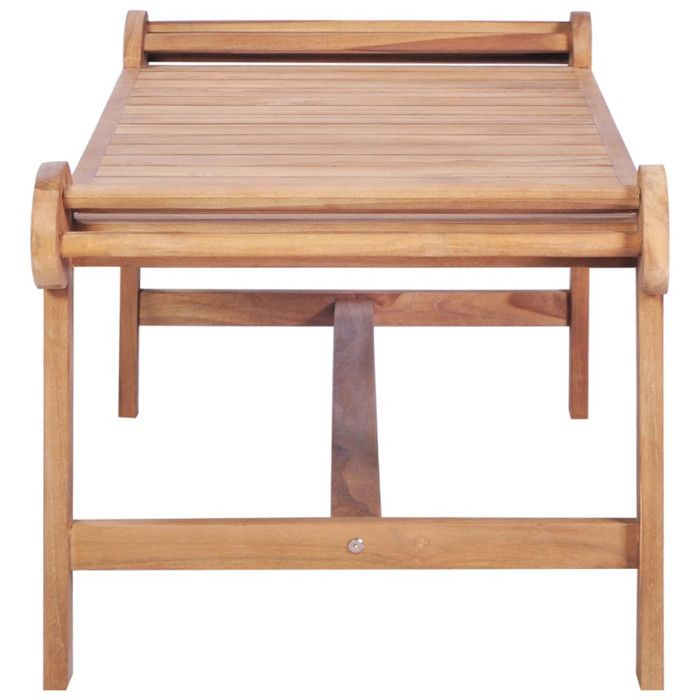 VidaXL Table basse 100x50x45 cm Teck solide