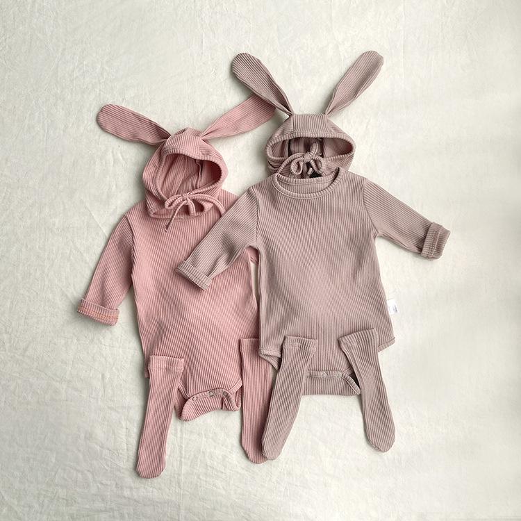 2024 Autumn Korean-Style Cotton Baby Romper Set: Long Sleeve Triangle Onesie for Toddlers