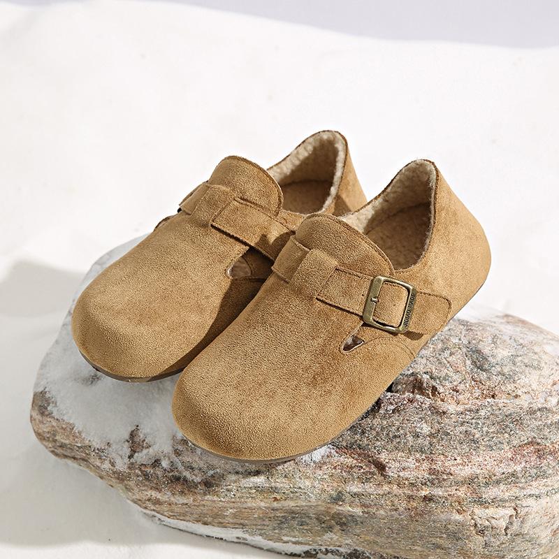 Korean version 2025 autumn and winter new belt buckle French retro Bo shoes women's shoes Doudou single shoes versatile single shoes