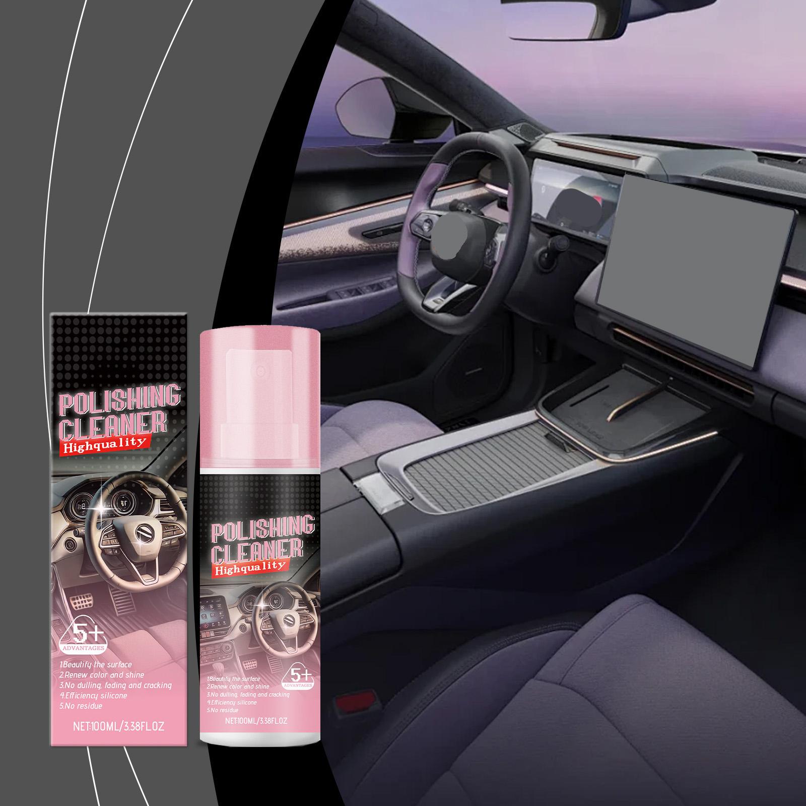

Car Interior Car Leather Interior Stain Removal, Scratch Eraser, Brightening,and Polishing Agent,100ml one size белый