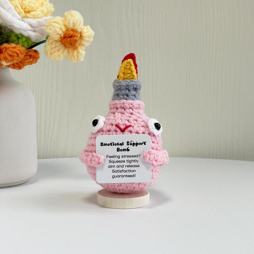 Cute Crochet Frog Toy - Fun Animal Gift