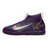 Kylian Mbappé X Nike Zoom Mercurial Superfly 10 Academy TF GS Grand Purple Kids Sneakers Pale-Ivory HF3420-500