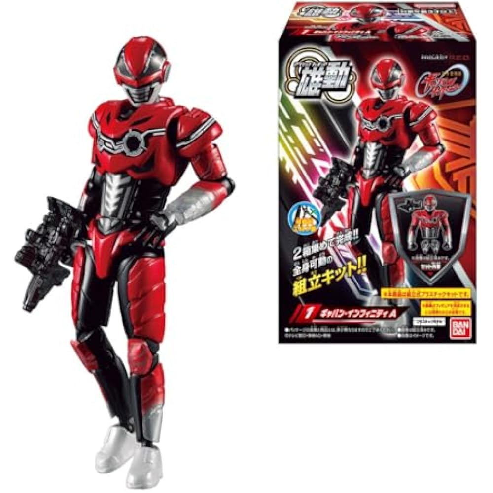 Super Space Sheriff Gavan Infinity Male 8 Pack Box (Food Toy)
