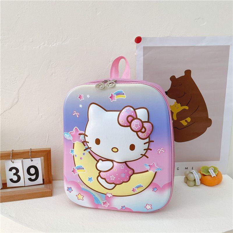 Elsa 3d Cartoon Hard Shell Double Shoulder Backpack Unicorn Schoolbag Waterproof