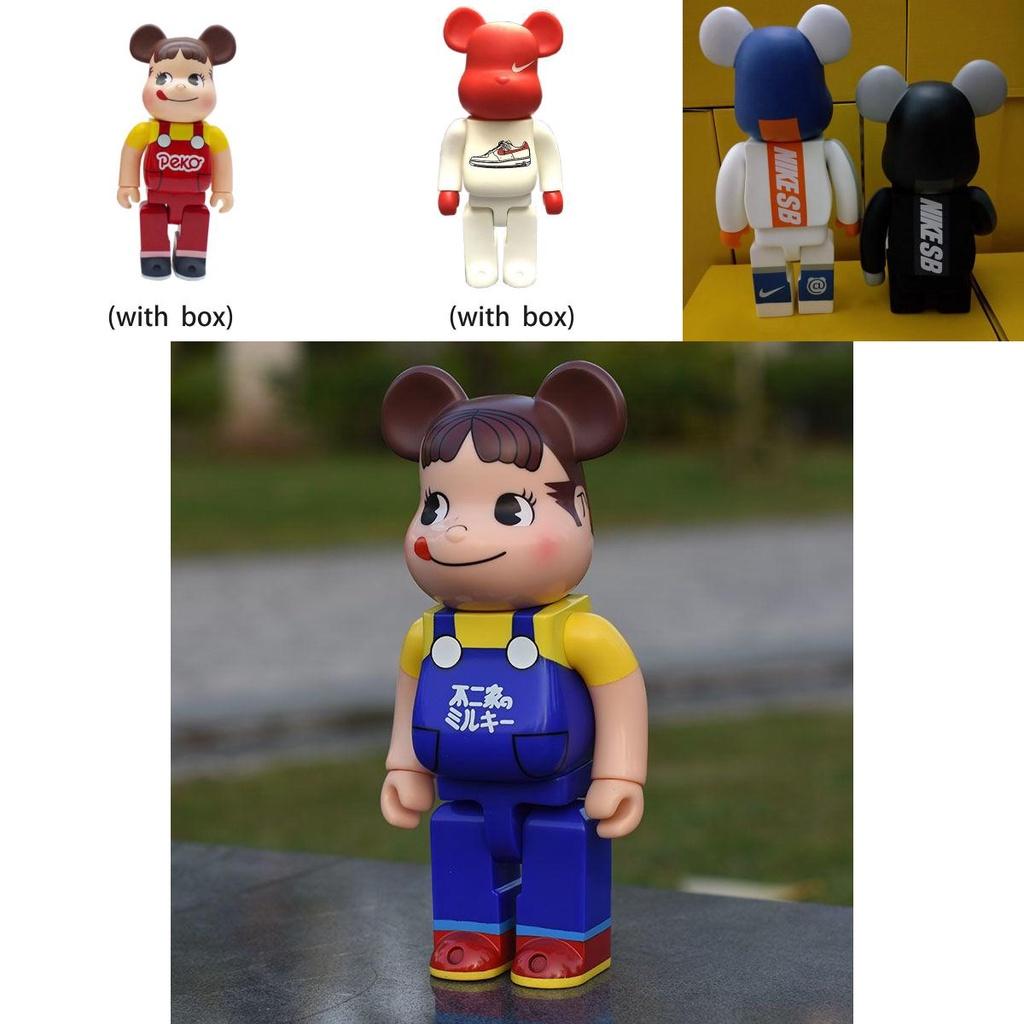 Figura d'azione Bearbrick 400% alla moda Peko Iron Man Per Esposizione da Collezione Unica