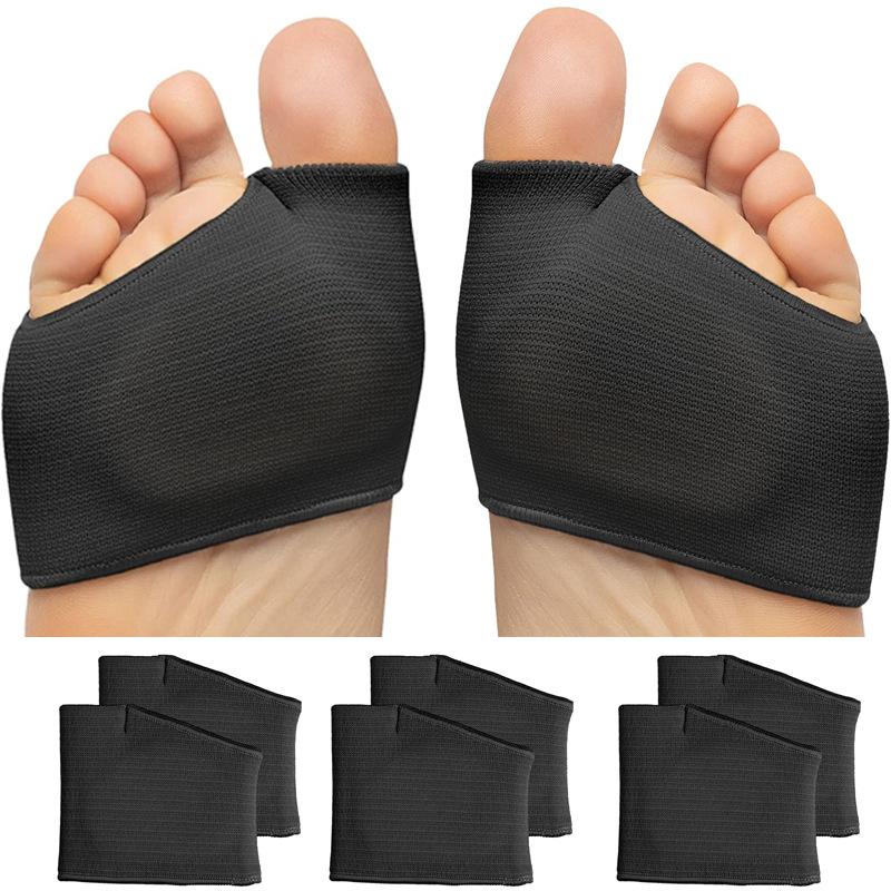 Halbsohlen zur Linderung von Mittelfußschmerzen Schuhpolster Ballenpolster Für Hallux Valgus Korrektor Socken