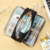 Large-capacity pen case, portable pen case, spacious storage space durable and beautiful, a necessity for students and offices