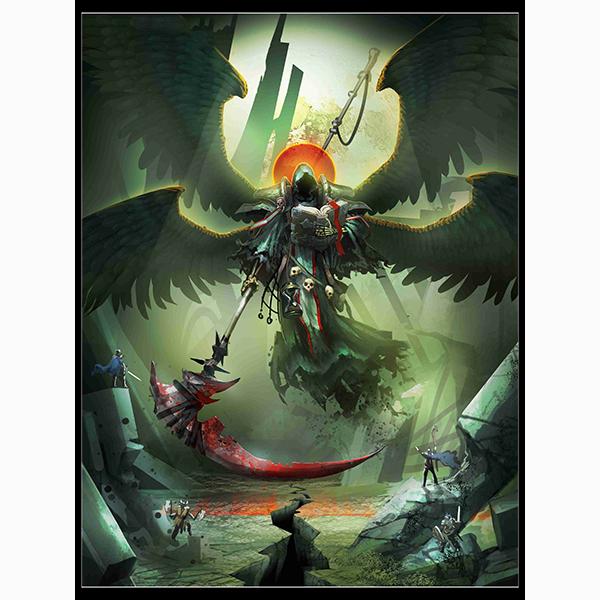 DIY Full Round Drill Angels of Death Skull Diamond Rhinestone Painting Grim Reaper Mosaic Pictures Cross Stitch Embroidery Home Decor