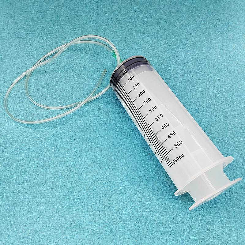High-Capacity Flushing Syringe with Coarse Needle for Glue or Enema