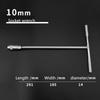T-type Manual Socket Wrench External Hexagonal Automobile and Motorcycle Repair Wrench Nut Hexagonal T-bar