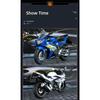 1/12 Suzuki GSX-250R Toy Motorcycle Miniature Model Off-Road Motorbike Racing Sound & Light Diecast Collection Gift Boy