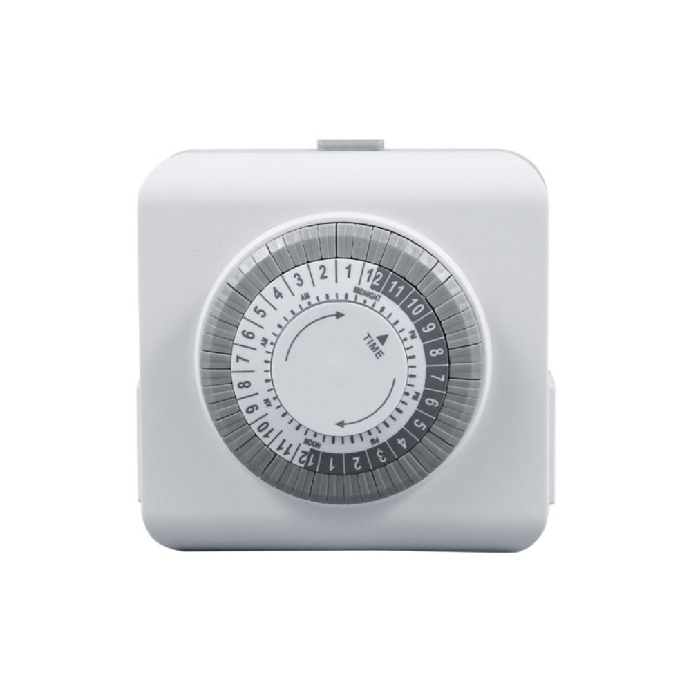 15A 1250W Mechanical Timer 24-Hour Cycle Outlet Timer Automatic Shutdown Timer  Daily On/Off Cycle