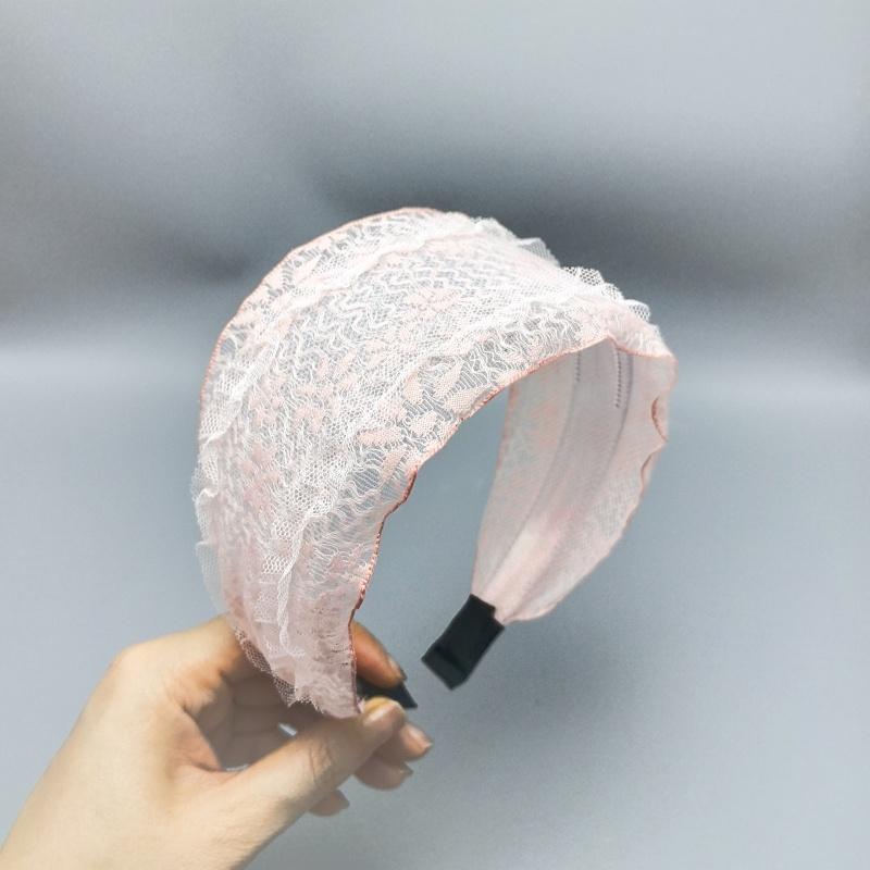 

Летне-весенняя новая кружевная повязка для волос, ажурная, элегантное вышитое кружево, женская повязка на голову, аксессуары для волос, повязки
