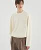DRAW FIT Riveric Ribbed Knit T-Shirt [Cream]