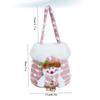 2025 Christmas Gift Bag Apple Candy Plush Cute Animal Handheld Bag Christmas Eve New Year Storage Lovers Xmas