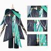 Anime Game   Alhaitham Cosplay Full Set Gloves Wig for Men Outfits Halloween Costume Party Comic Con