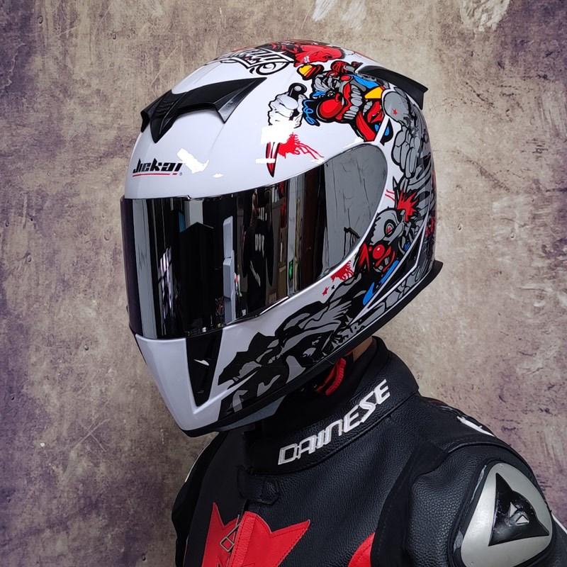 Best selling motorcycle helmet double lens built-in sun visor racing full helmet cascos DOT approved motocross helmet capacete