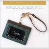 CLELIA Belle Series Pass Case for Women with Reel and Neck Strap, Employee ID Card Case, ID Card Holder [CL-18031] (Mysterious Blue)