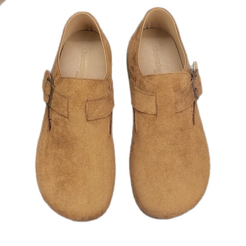 Damen-Halbschuhe aus Rindsleder mit weichen Sohlen sind nicht ermüdend, einzelne Schuhe, Herbst neu zum Hineinschlüpfen