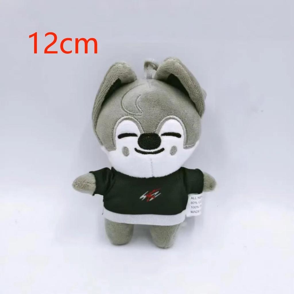 Skzoo Schlüsselanhänger Plüschtier Kawaii Skzoo Stray Wolf Plüsch Cartoon Stofftier Puppe Kawaii Begleiter Spielzeug Kindergeschenk!
