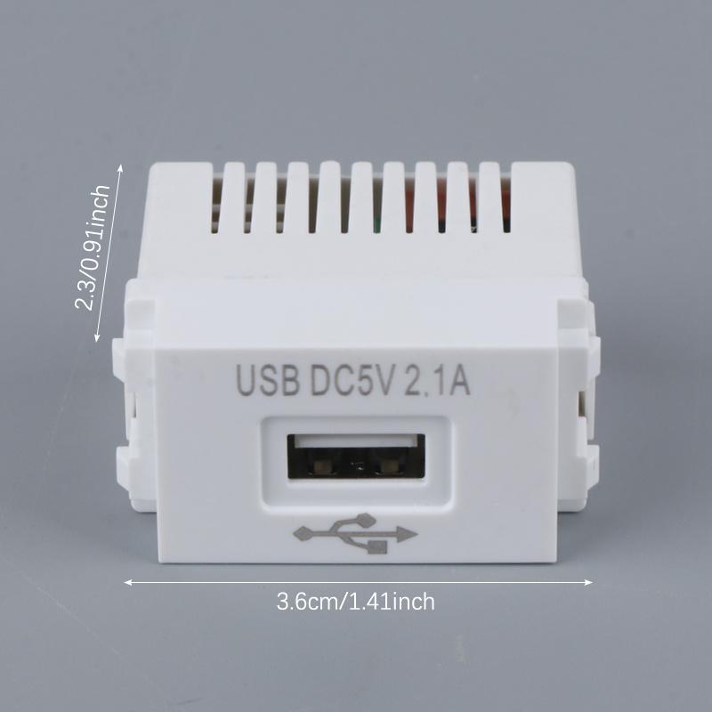 

Панель для зарядки мобильного телефона, модуль питания USB, розетка 220 В, трансформатор 5 В, 2,1 А, адаптер для переключения розетки USB белый