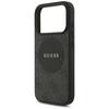 Guess 4G Circle Classic Logo MagSafe case for iPhone 17 Pro black